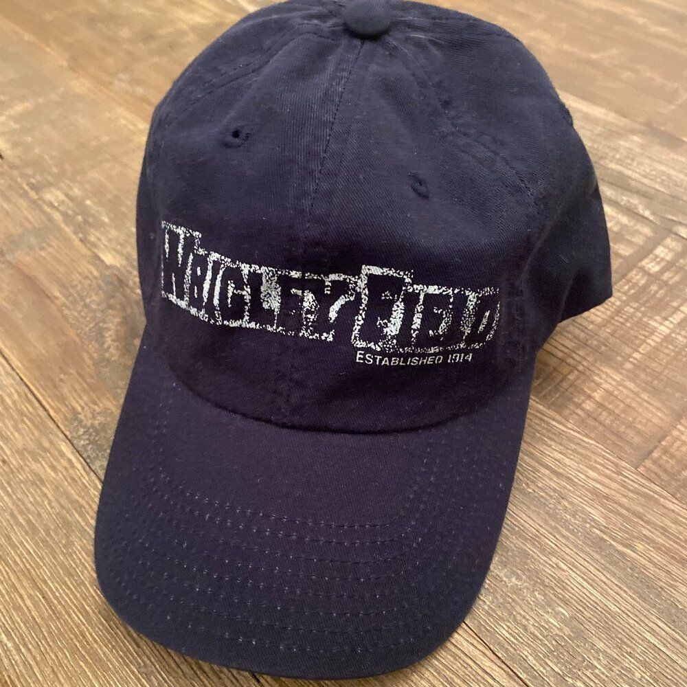 VTG Wrigley Field Chicago Cubs American Needle MLB Baseball Cap Hat OS Blue